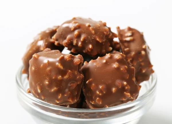 Chocolate pralines — Stock Photo, Image