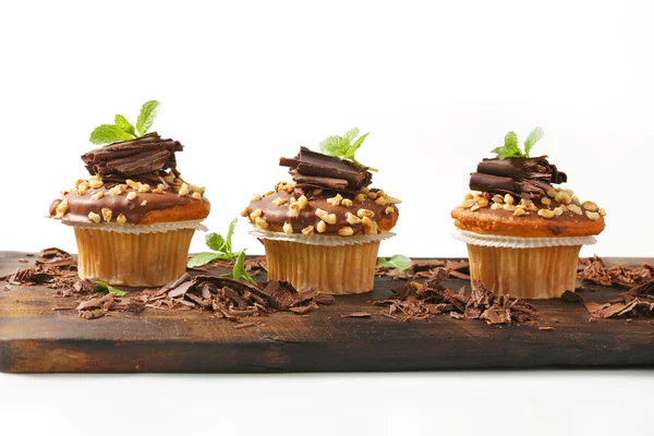 Hazelnut muffins — Stock Photo, Image