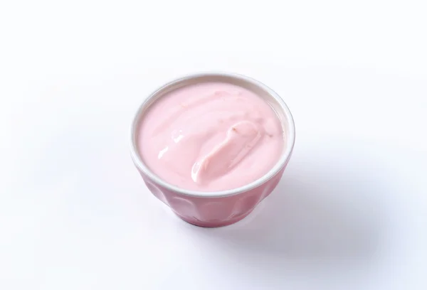 Ciotola di yogurt al lampone — Foto Stock