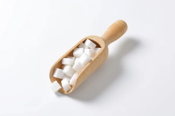 White sugar cubes — Stock Photo, Image