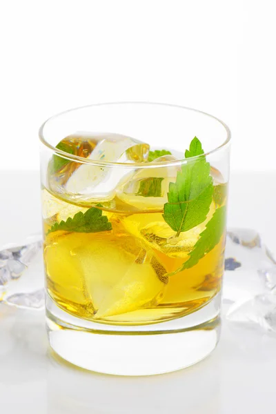 Glass of iced tea — Stock Photo, Image