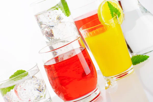 Variety of cold drinks — Stock Photo, Image