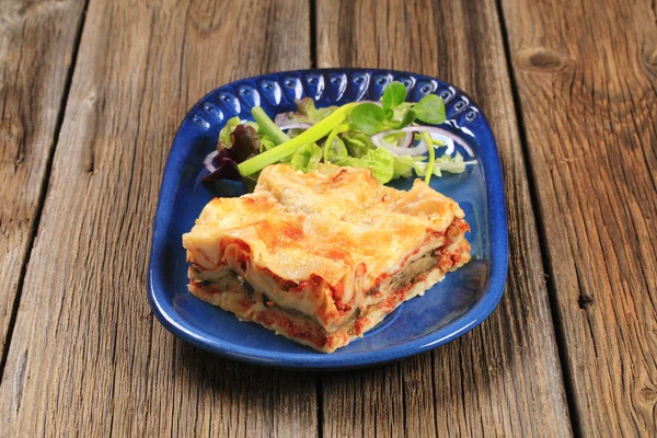 Portion Lasagne — Stockfoto