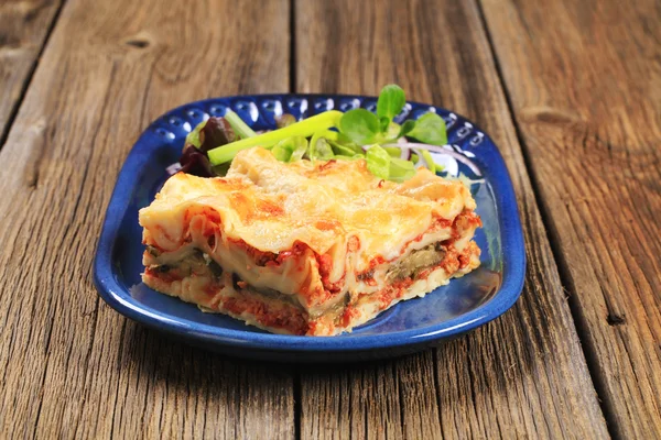 Portion Lasagne — Stockfoto