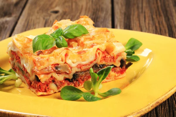 Leckere Lasagne — Stockfoto