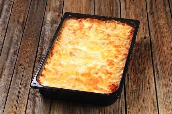 Lasagne dans une casserole — Photo