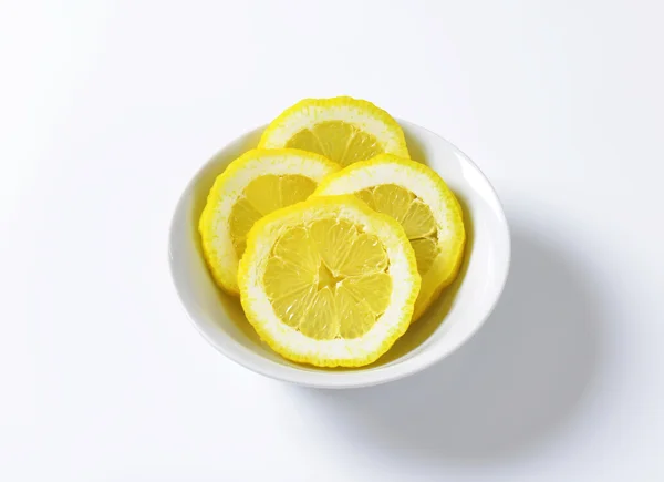Tranches de citron frais — Photo