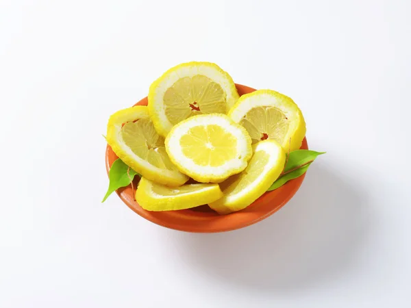 Tranches de citron frais — Photo