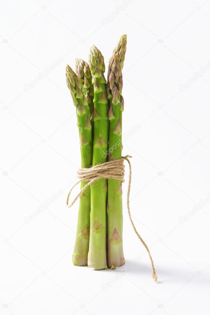 Bundle of fresh asparagus