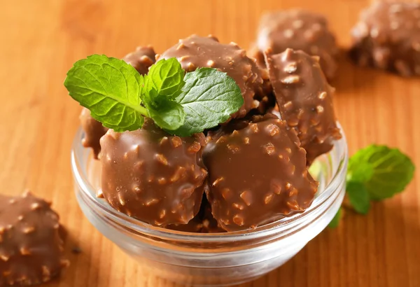 Chocolate pralines — Stock Photo, Image