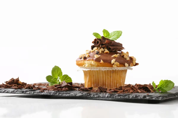 Hasselnöt muffin — Stockfoto