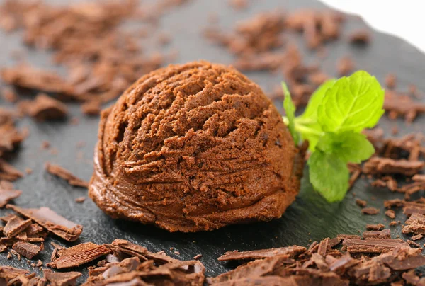 Chocolate ice cream — Stock Photo, Image