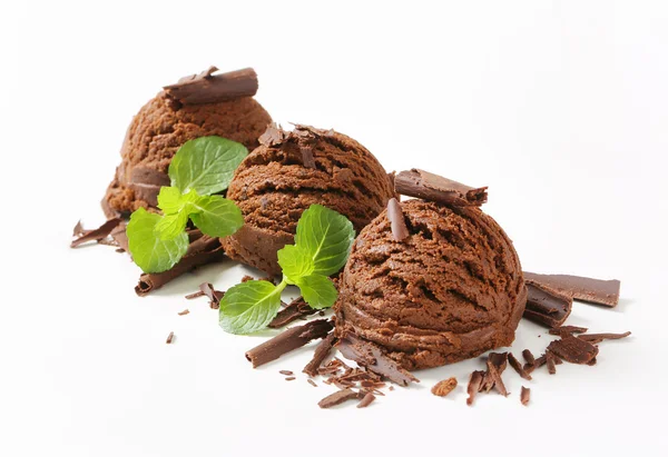 Helado de chocolate — Foto de Stock