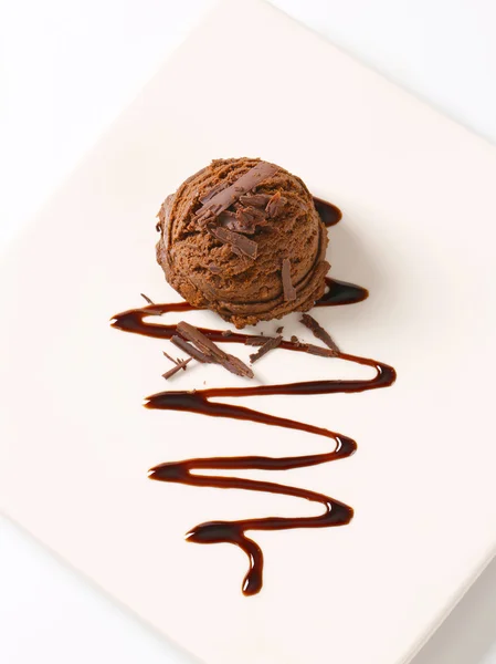 Gelato al cioccolato — Foto Stock