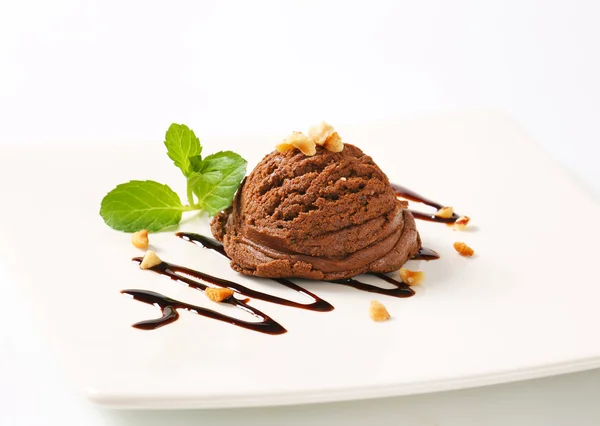 Chocolate ice cream — Stock Photo, Image