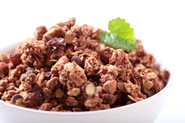 Chocolate granola — Stock Photo, Image