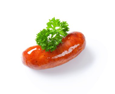 Kızarmış sosis tava