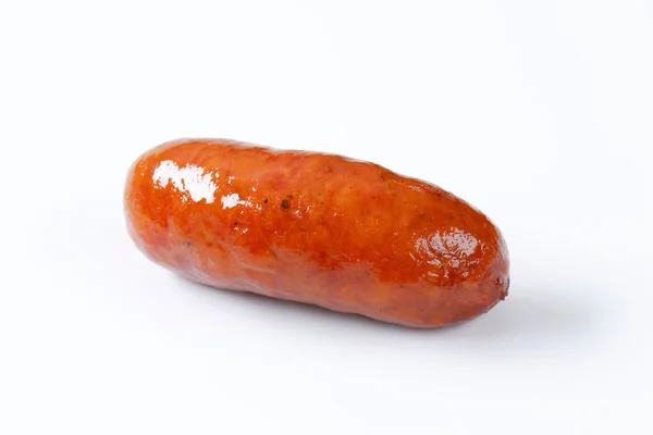 Beer glazed sausage — Stock Photo, Image