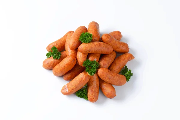 Organic kielbasa sausages — Stock Photo, Image