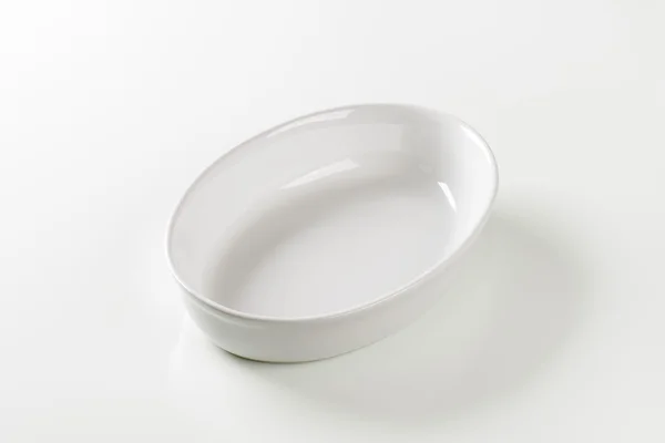 Plat en porcelaine ovale profonde — Photo