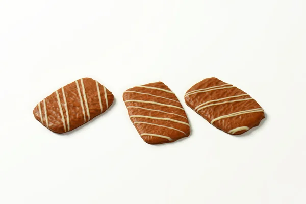 比利时巧克力黄油饼干 — 图库照片