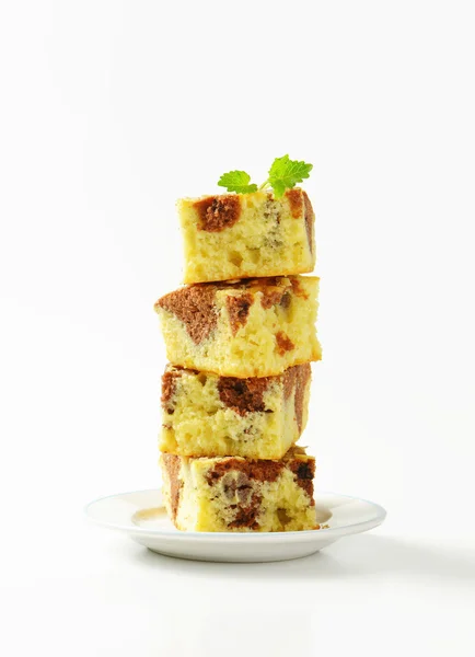 Torta di Madeira marmorizzata — Foto Stock