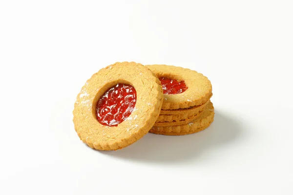 Bolachas Linzer — Fotografia de Stock