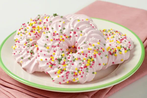 Galletas de corona de merengue — Foto de Stock