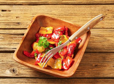 marine edilmiş biberler