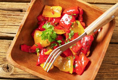 marine edilmiş biberler