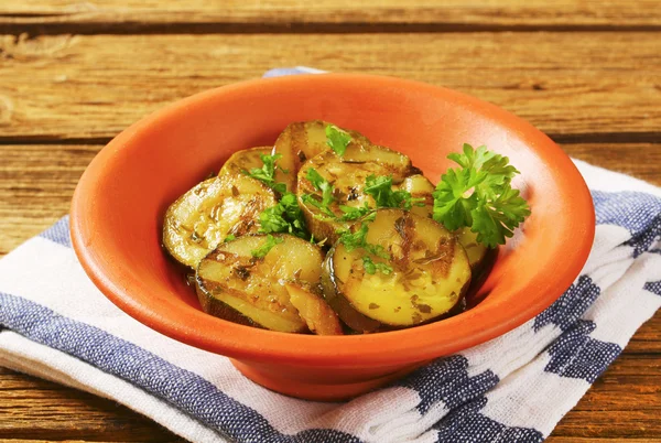 Marinated Zucchini — Stock Photo, Image