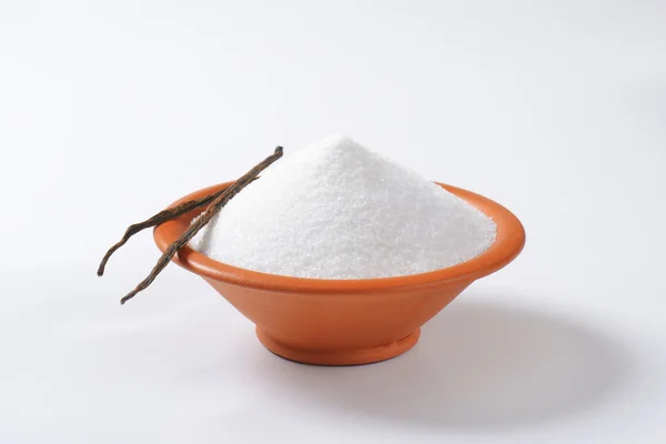 Гранулированный сахар — стоковое фото