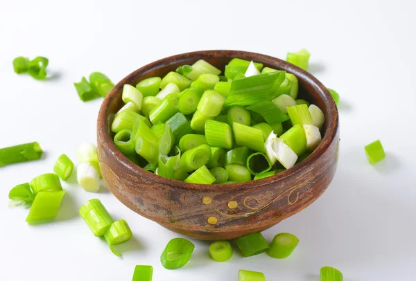 Cebolinha picada — Fotografia de Stock