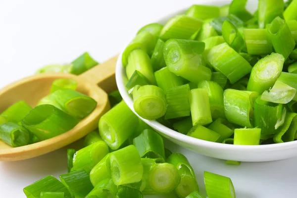 Cebolletas picadas — Foto de Stock