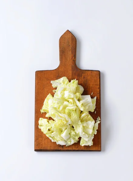 Chopped Chinese cabbage — Stock Photo, Image