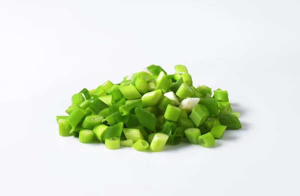 Chopped green onions — Stock Photo, Image