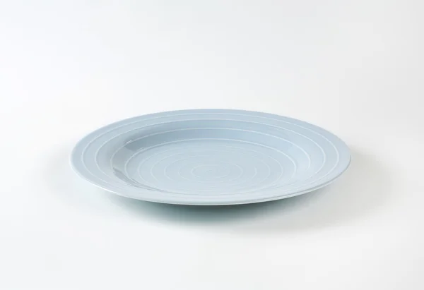 Mavi yemek tabağı — Stok fotoğraf