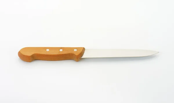 Nůž s dřevěnou rukojetí — Stock fotografie