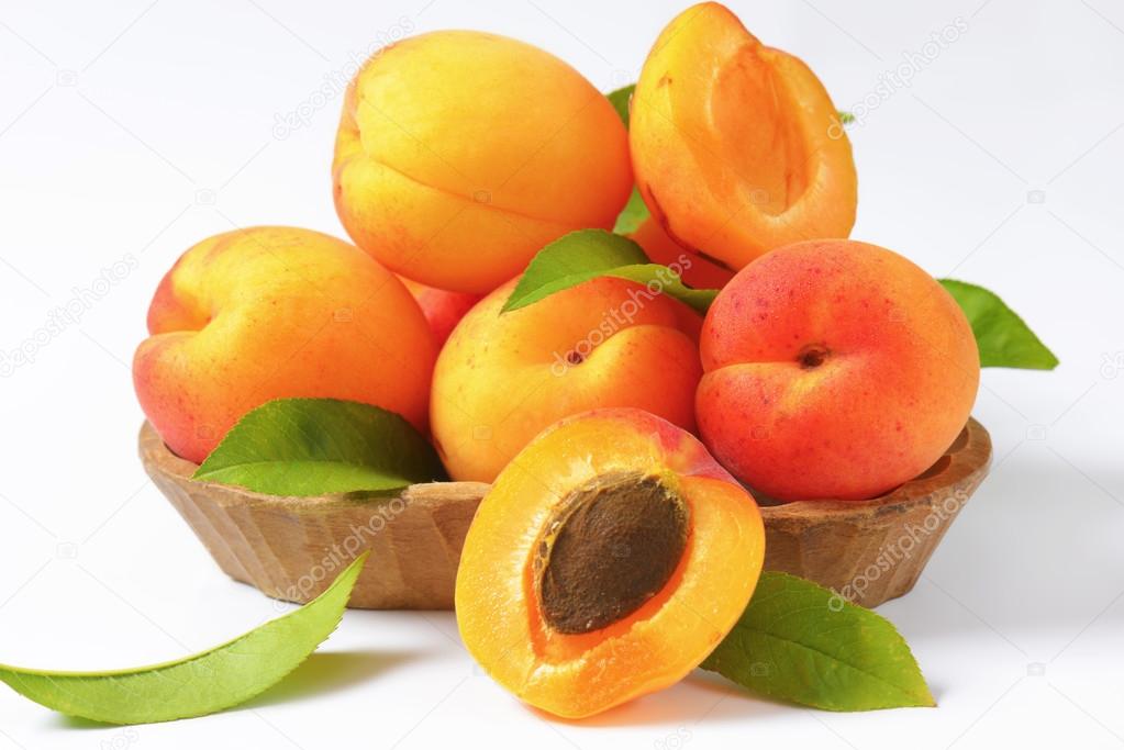 Fresh apricots