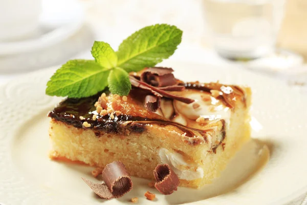 Gâteau au fromage au chocolat — Photo