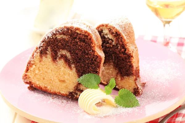 Marble cake — Stock Photo, Image