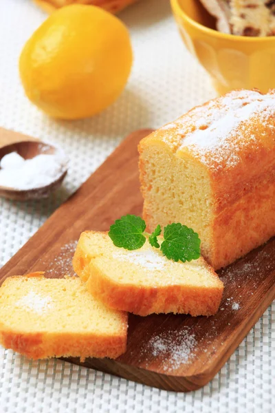 Bolo de limão — Fotografia de Stock