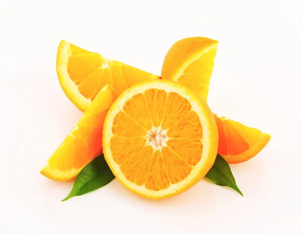 Cut orange fruit — Stock Photo, Image