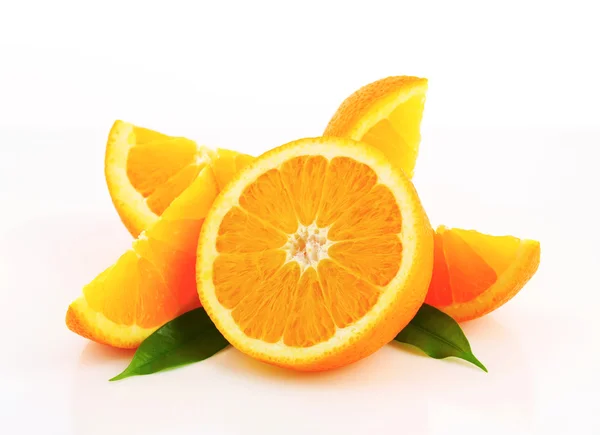 Fruta naranja cortada — Foto de Stock