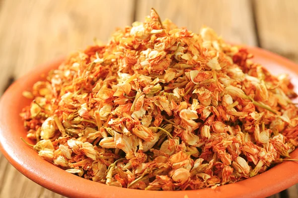 Dried Jasmine Flowers — Stock Photo, Image