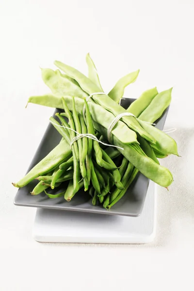Green beans and snow peas — Stock Photo, Image
