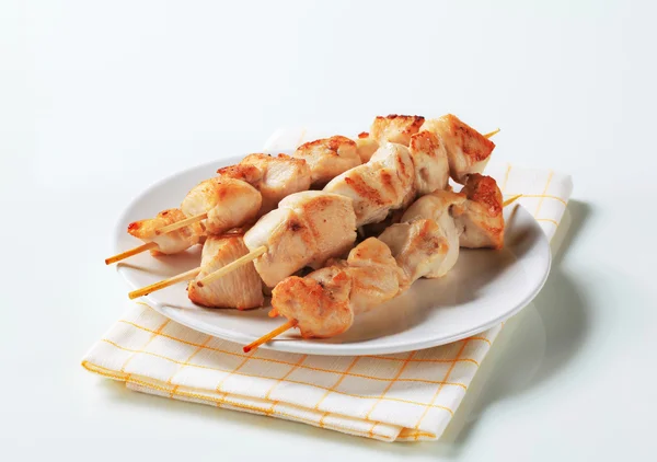 Brochetas de pollo — Foto de Stock