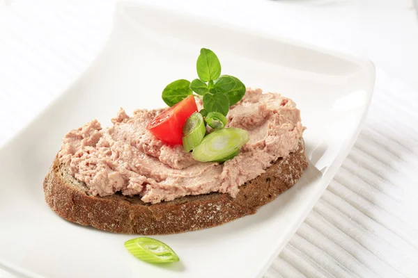 Bread and pate — Stock Photo, Image