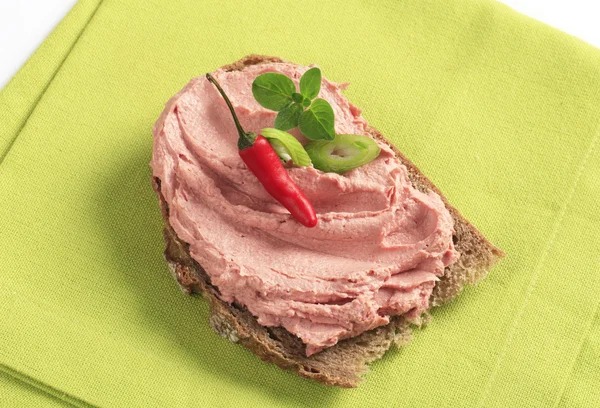 Bread and pate — Stock Photo, Image