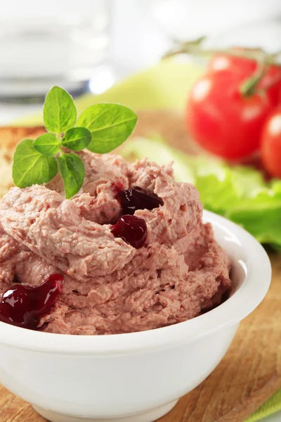 Liver mousse — Stock Photo, Image